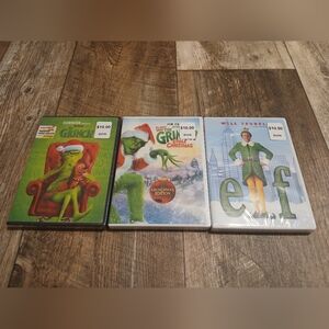The Grinch & Elf DVD Bundle - Green Holiday Classics